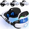 Battery Head Strap for Quest 3S/Quest 3/Quest 2, Hot-Swappable Battery