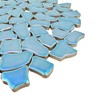 0.68"-1.53" Irregular Ceramic Mosaic Tiles,500g/1.1lb Ceramic Mosaic Tiles for Crafts,Ceramics