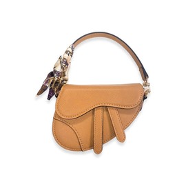 Doe a Dear Brown Saddle Purse - Size: Small