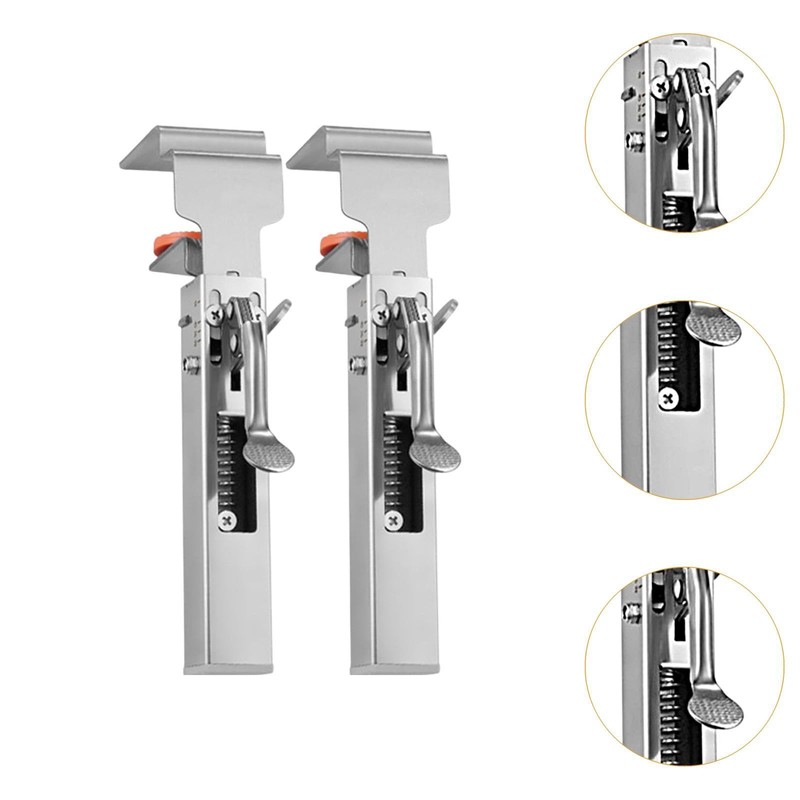 Generic 2x Adjustable Drawer Fixing Clamps Kit, Cabinet Installation Clamp