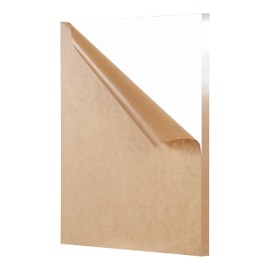 KAITELA Clear Acrylic Sheet 3/8" Thick Cast Plexiglass Panel 18" x 24" Plastic Board for Craft Projects, Sign, Laser Cutting, Engraving, Home Decor