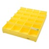 Estee Medical Medication Tray (20 People) PT-20Y (Yellow/Yellow)