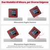 XUNTOP Inclinometro Digitale Precisione ±0.2° Base magnetico e Canale a