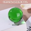 sourcing map 40mm/1.6" Crystal Sphere Ball Glass Solid Decorative Sphere