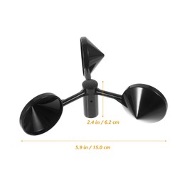 Baluue Wind Cup, 3-Cup Handheld Anemometer Wind Speed Sensor with Digital Display, Accurate Wind Meter for Home, Outdoor Activities, and Hvac Applications