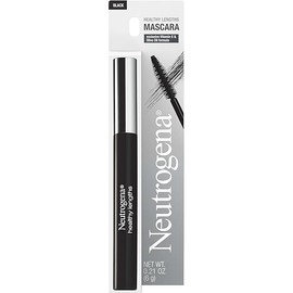 Neutrogena Healthy Lengths Mascara for Stronger, Longer Lashes, Clump-, Smudge- and Flake-Free Mascara with Olive Oil, Vitamin E and Rice Protein, Black 02,.21 oz