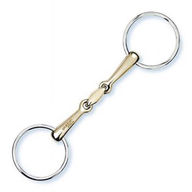 Stübben Gebiss 2224 Unterlegtrense/Wassertrense doppelt gebrochen - 11,5 cm - 14 mm - Sweet Copper
