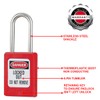 Master Lock Safety M/Lock Lockout Padlock RED KA 12F001 S31KARED,