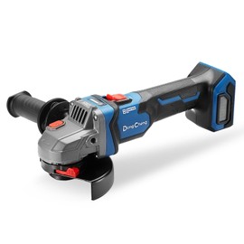 Dong Cheng Cordless Angle Grinder 20V 4-1/2 inch, 1000W 9000RPM with Variable Speed, Slide Switch, DSC Protection for Cutting, Grinding, Polishing, Tool Only