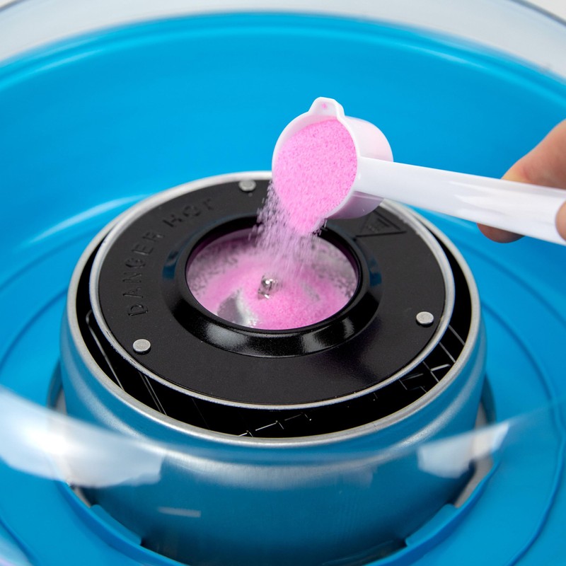 Nostalgia Kool-Aid Cotton Candy Flossing Sugar Party Kit 3-Pack, Black