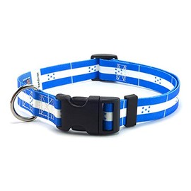 Honduras Dog Collar | Honduras Flag | Quick-Release Buckle | Made in NJ, USA | for Small Dogs