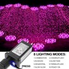 ILLUMINEW Pink Christmas Lights - 98ft 2 Pack 150 Count