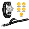 sourcing map Elastic Nylon Watch Band 20mm One-Piece French Watch