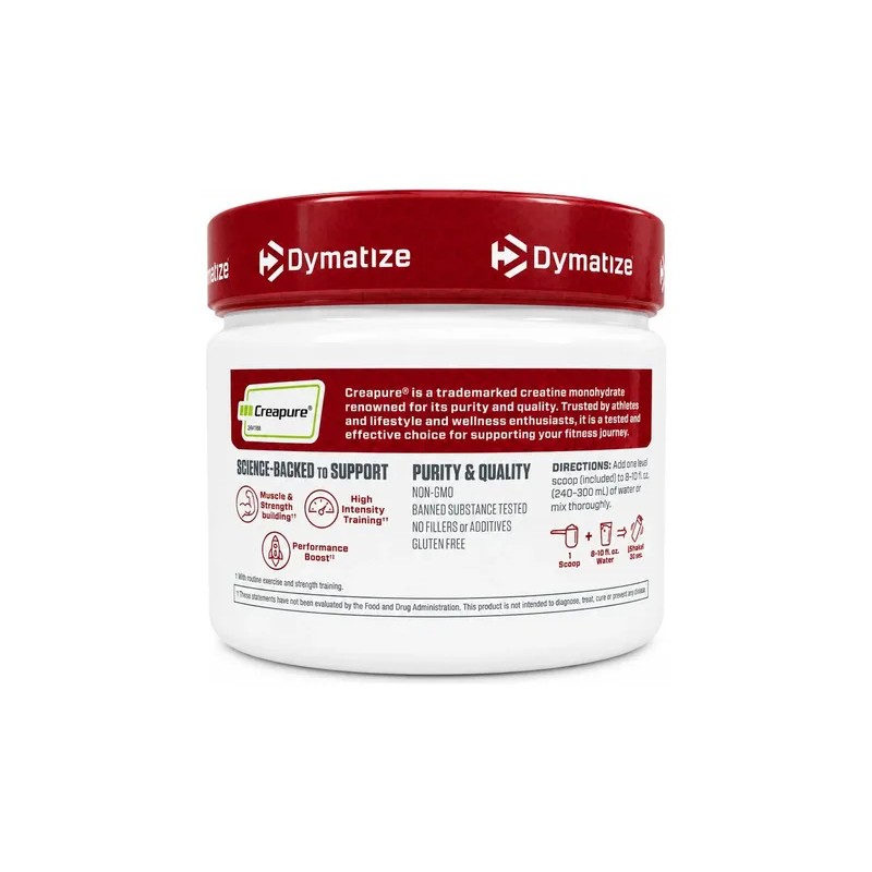 Dymatize Creatina Monohidratada Creapure 300 G Sin Sabor