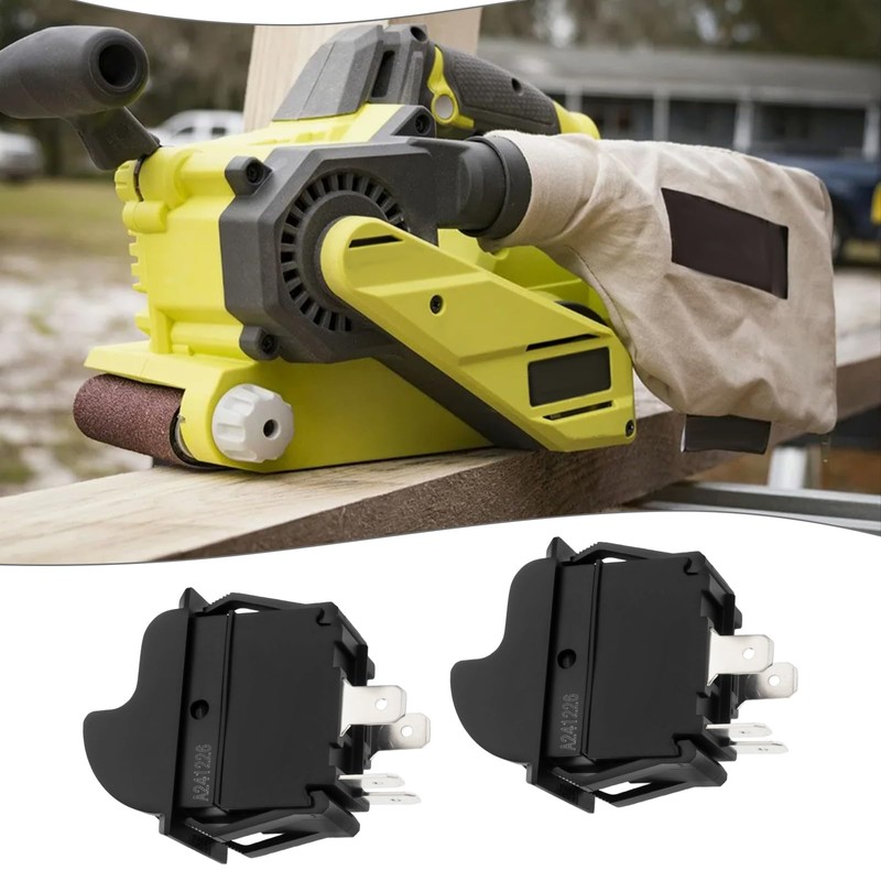 ECSiNG 2pcs SW7A Table Saw On-Off Toggle Switch 12A/20A 250V