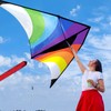 Simxkai Giant Kite for Beach, Large Kite with Super Long