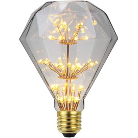 TIANFAN RGB Led Bulb Firework Starry Edison Bulb Warmth Glow 3W Decorative Light Bulbs (Diamond)