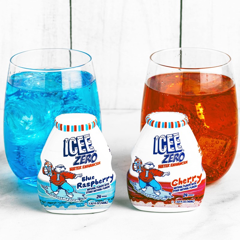 ICEE Zero Calorie Cherry, Blue Raspberry, Orange and Mango Liquid