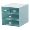 ENN LLC Desktop Storage Case 4 Drawer Storage Case Stationery