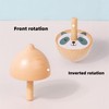 6 Pcs/Set Beech Wood Spinning Tops Toy for Kids, Animal