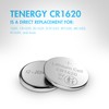Tenergy CR1620 3V Lithium Button Cell Battery, for Car Keys,