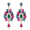 EVER FAITH Austrian Crystal Prom Teardrop Marquise Statement Chandelier Earrings