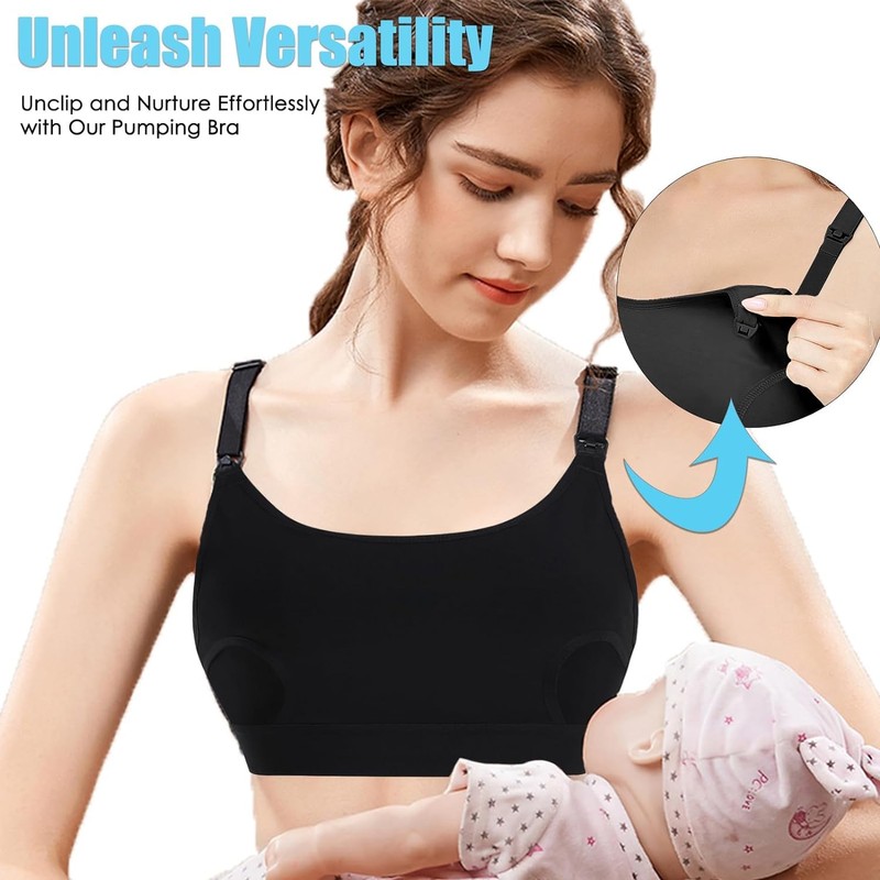 Hands Free Pumping Bra Hands-Free Breast Pump Bra Nursing Bras