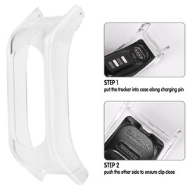 C2D JOY Braided Nylon band Compatible with vivosmart 5 Activity Tracker Replacement Watchband with Transparent Case-Pink