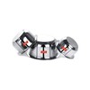 Sumeet Stainless Steel Tope/patila/cookware, 370, 550, 800ml, 3 Piece (Steel)