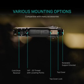 TILTA Insta360 X4 Cage, Full Camera Cage, Compatible with Insta360 X4 with 1/4"-20 Thread with Fixing Points - Black TA-T67-FCC-B