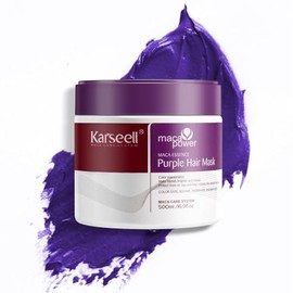 Karseell Mascarilla Acondicionadora con Color, Púrpura, 16.9 floz