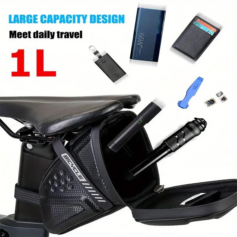 AIMALL Bicycle Tail Bag Saddle Bag for Mountain and Road