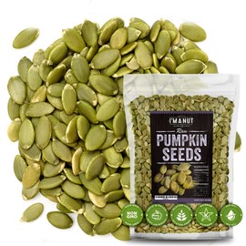 Raw Pumpkin Seeds (Papitas) 16 oz (1 lb) | No Preservatives | Batch Tested Gluten & Peanut Free | Non-GMO | NO PPO | 100% Natural | Resealable Bag | Healthy | Premium Grade