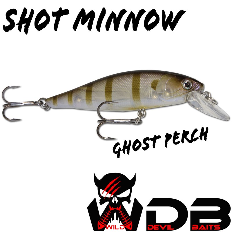 Angel-Berger Wild Devil Baits Shot Minnow Wobbler Hard Bait Artificial