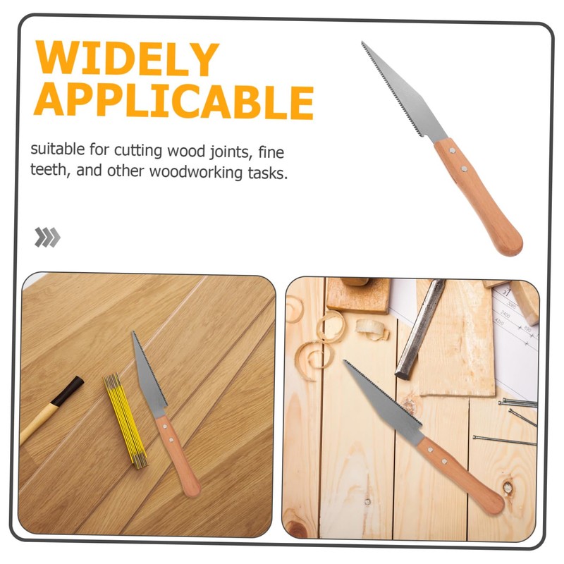 SHINEOFI Compact Hand Saw Portable Woodworking Tool with Fine Teeth