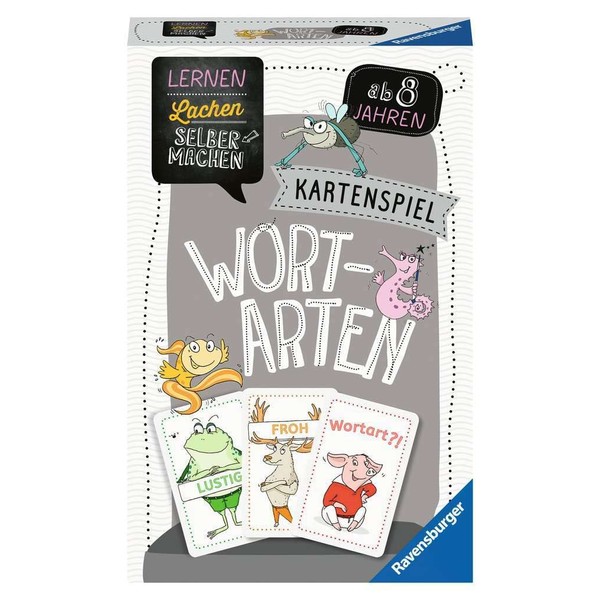 Ravensburger 80353 Learning Laughter DIY: Word Parts, Educational Game, Card
