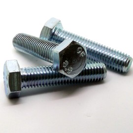 M12 (12mm x 50mm) Hex Bolt (Fully Threaded Setscrew) - Stainless Steel (A2) (Pack of 4)