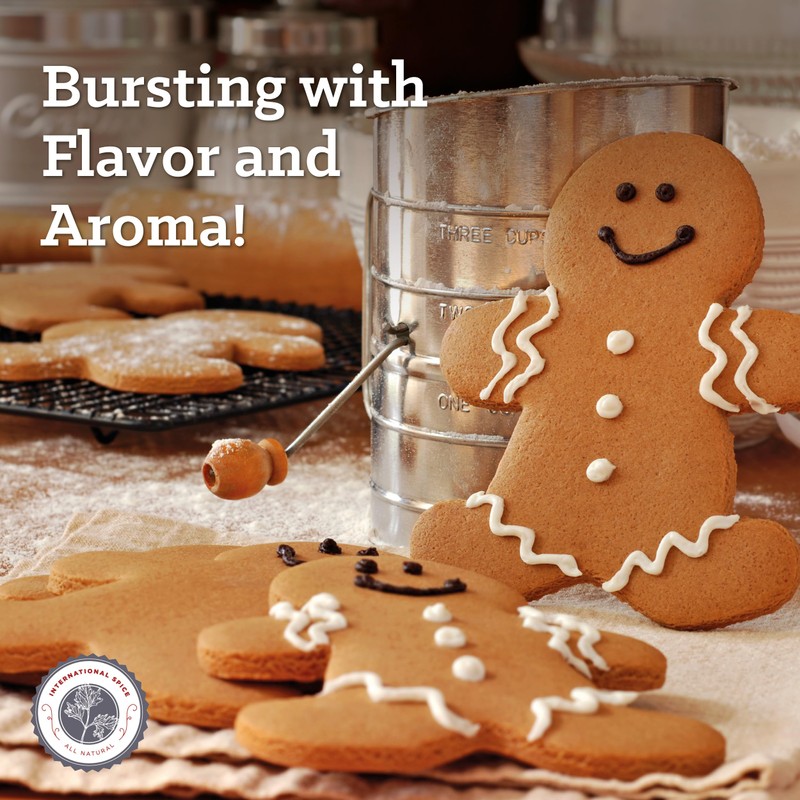 Gingerbread Spice Seasoning by International Spice, Ginger Spice for Cookies,