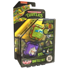 Battle Cubes Ninja Turtles Leonardo Vs Shreder 2 Pack - Battle Fidget Set