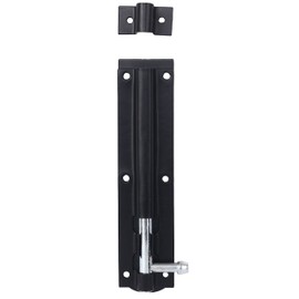 Skandh Iron Tower Bolt Slide Latch Lock Barrel Bolt Locks for Doors Security Latches for Cabinets, Windows, Gate Door Bolts Heavy Duty (Powder Coated)
