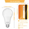 Venforze Bright Light Bulb,150w-200w Equivalent 2500LM E26 Led Bulb 23W