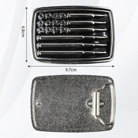 panthra Belt Buckles Men Western, Cowboy Belt Buckle, Bullet Shape Design, Resistant to Deformation and Color Fading, Gifts for Mens Women