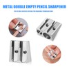 4PCS Mini Magnesium Pencil Sharpener with 2 Holes, 2024 New