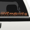 The Decal Guru 1433-CAR-01-P Car, Window, Sticker, 2.5" H X