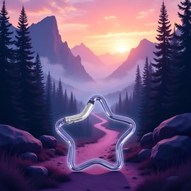 1 Pcs Purple Carabiner Clip Star Shaped Climbing Buckle Aluminum Alloy Heavy Duty Keyring Hook for Camping Fishing Hiking Traveling Aluminum Key Chain Clip， Keychain Carabiners，Accessories