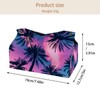2 Pack Tissue Box Cover Holder, Palm Tree Leaves Rectangle
