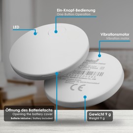 Pulox SLP-10 Schlafpositions-Trainer - Elektrisches Anti-Schnarch-Gerät mit Vibration - Komplett-Set für schnarchfreien Schlaf durch bessere Atmung