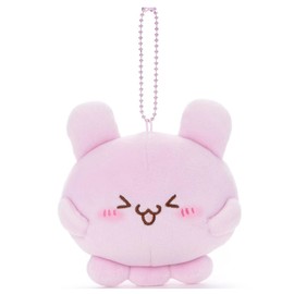 Lovuizu Mocchi- Ball Chain Mascot, Pyonchi (Happy) Plush Toy Height Approximately 4.3 inches (11 cm)