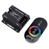 RGB LED Touch Remote Controller RF Wireless 6 Keys Circular