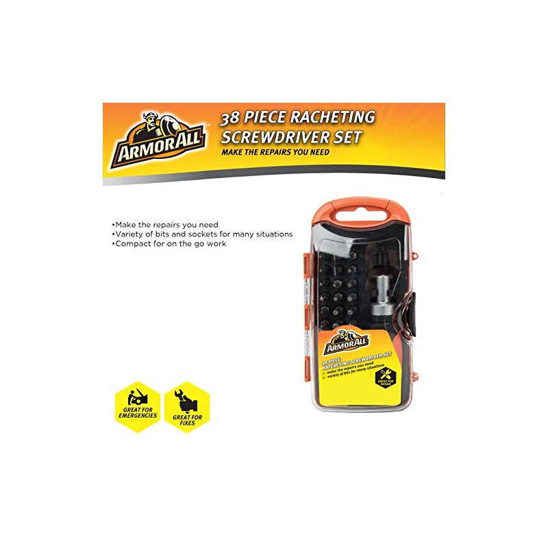 Armor All 38pc. Ratcheting Screwdriver Set